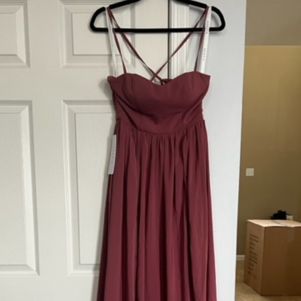 NWT AZAZIE DESERT ROSE BRIDESMAID/PROM/HOMECOMING DRESS - SZ 2